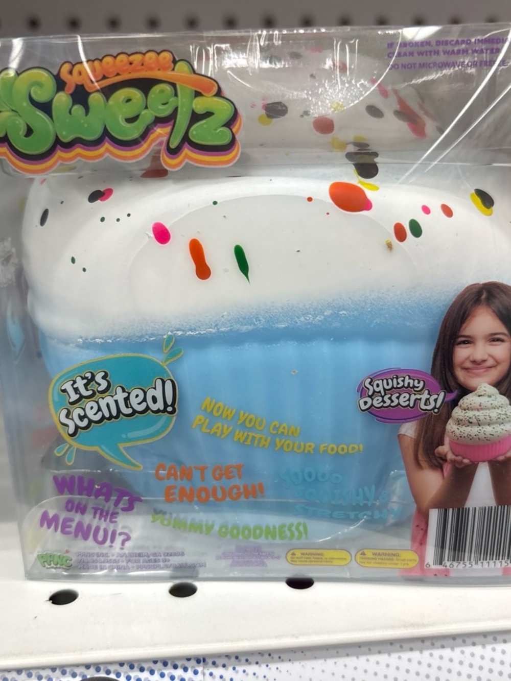 Scented Blue & White Squishy Dessert Toy